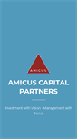 Mobile Screenshot of amicus-capital.com