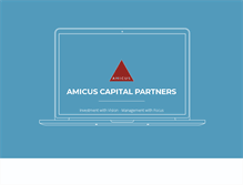 Tablet Screenshot of amicus-capital.com